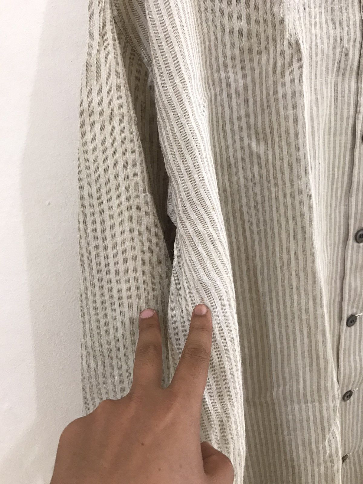 Comme des Garcons Homme 80s Comme des garcons Homme Linen Shirt Size US XXL / EU 58 / 5 - 3 Thumbnail
