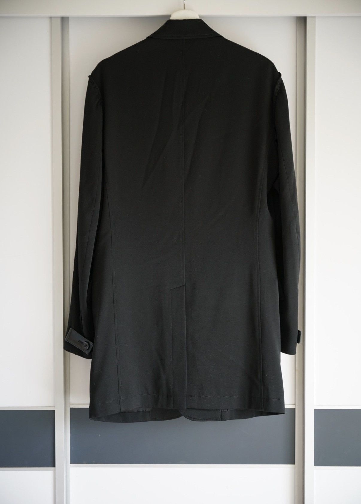 Yohji Yamamoto Yohji Yamamoto 17AW Floral-Pleated Leather-Patched Suit Size US M / EU 48-50 / 2 - 2 Thumbnail