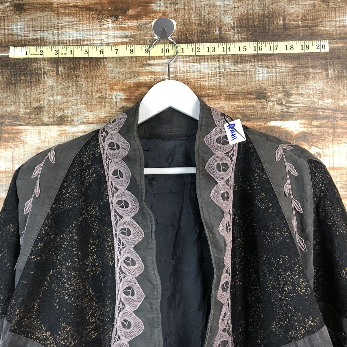 Japanese Brand Madame Points Black Knitwear #A2411 Size US L / EU 52-54 / 3 - 4 Thumbnail