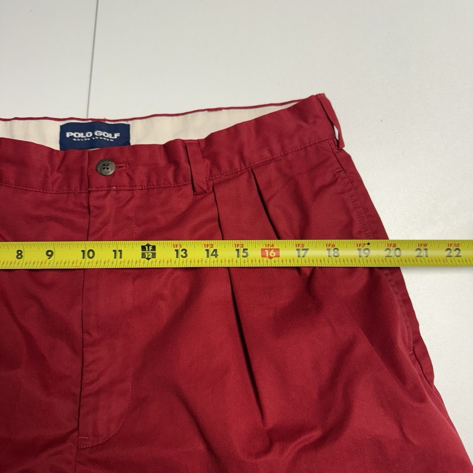 Polo Ralph Lauren Polo Golf Ralph Lauren Shorts Mens 35 (33x8) Red Size US 35 - 8 Thumbnail