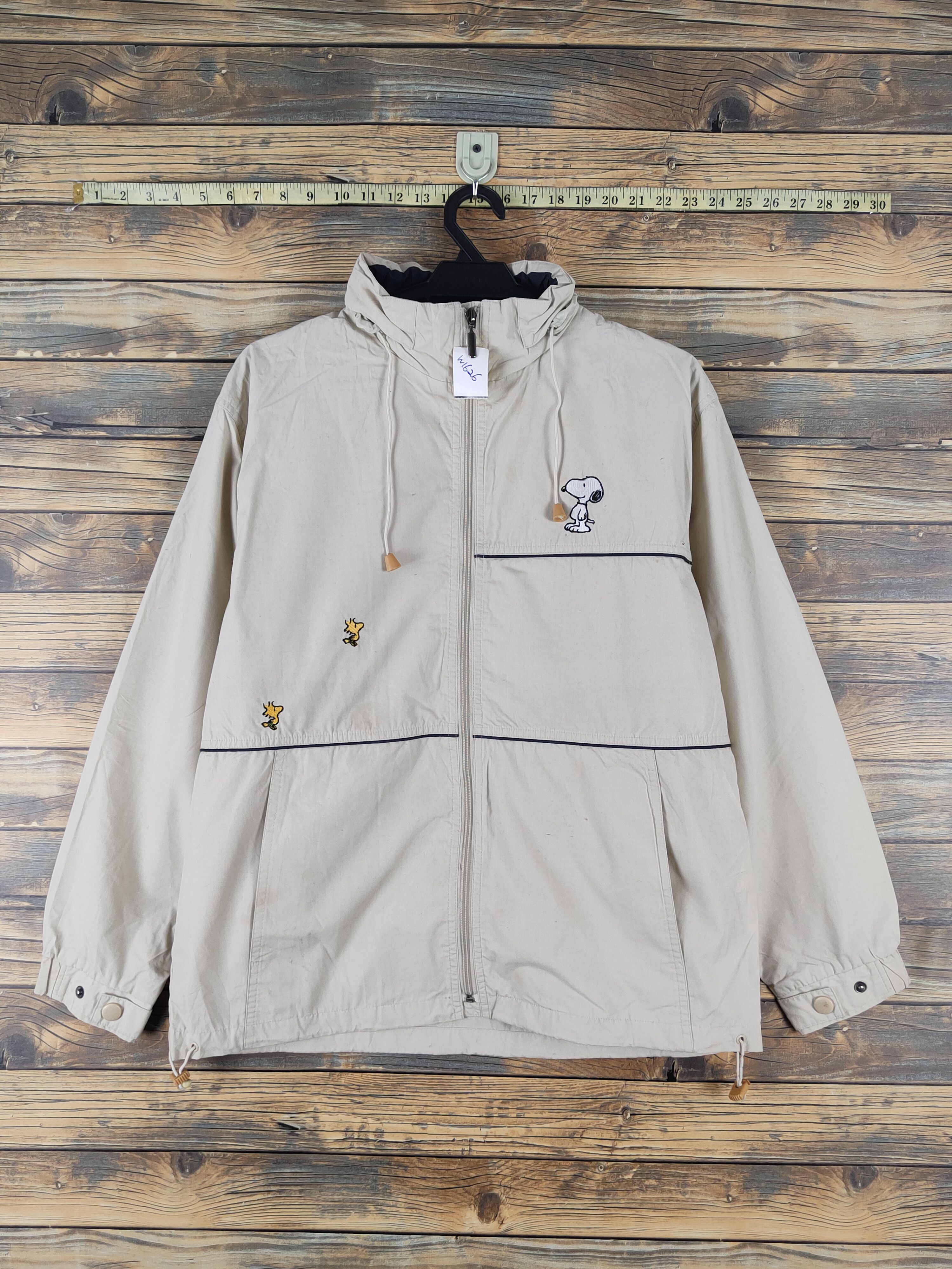 Japanese Brand × Peanuts × Vintage Peanuts vintage Ivory Hoodie Sweaters #W1626 Size US M / EU 48-50 / 2 - 1 Thumbnail