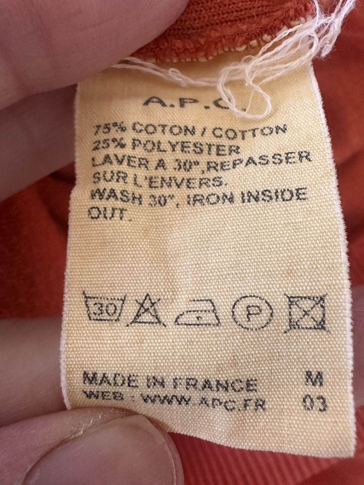 A.P.C. A.P.C. Vintage 2003 Velour Track Jacket –France, Size 1 Size US S / EU 44-46 / 1 - 6 Thumbnail