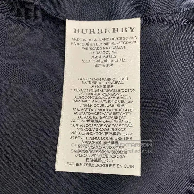 Burberry Burberry Brown Cotton Women's Trench Coat. Size XS / US 0-2 / IT 36-38 - 6 Thumbnail