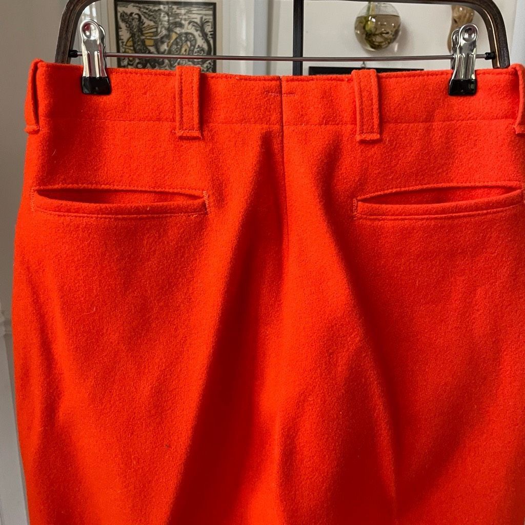 Vintage Vintage 60s 70s Gander Mountain Orange Wool Outdoors Hunting Size US 30 / EU 46 - 8 Thumbnail