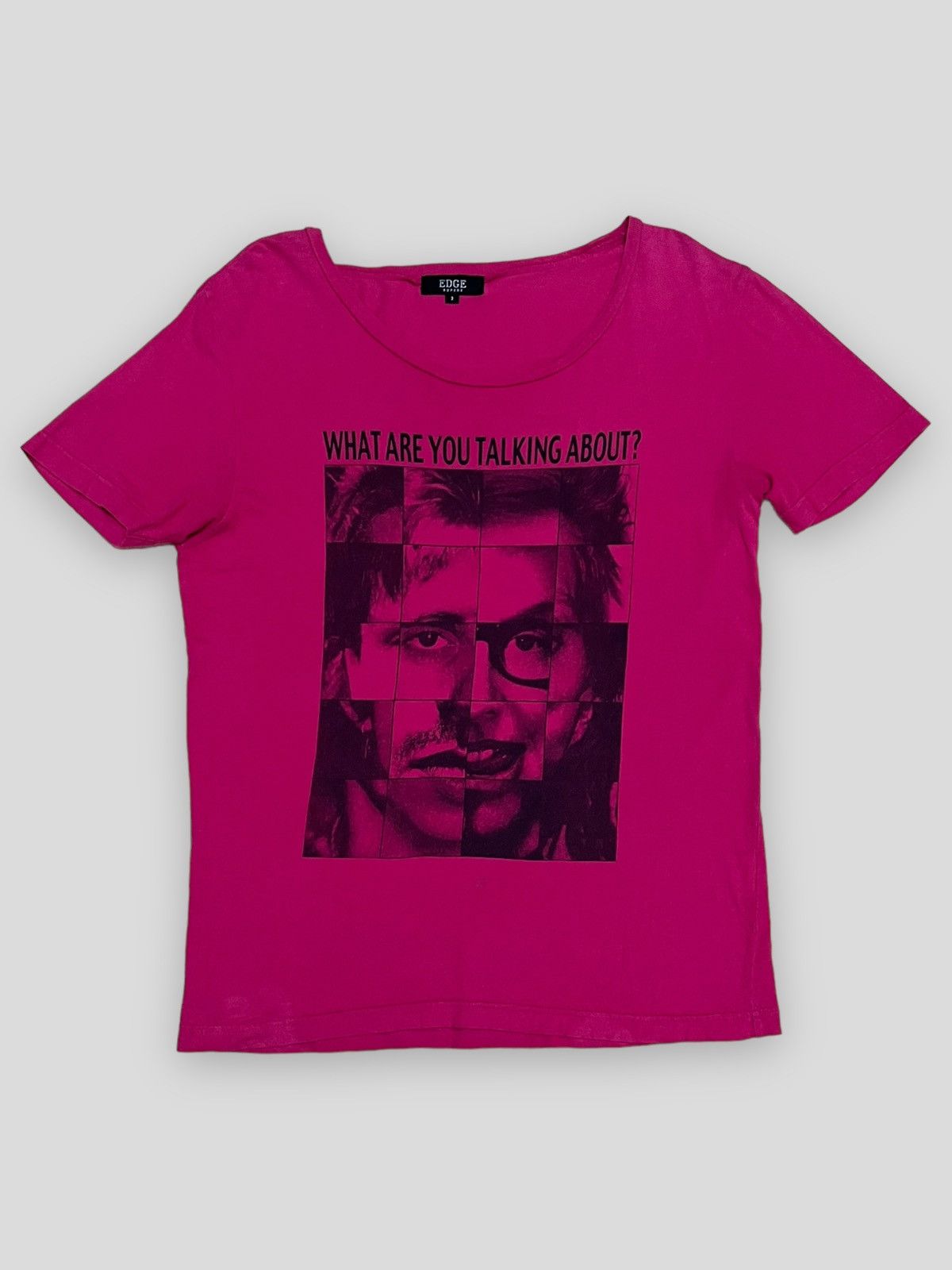 image of Beauty Beast x Vintage Send Offer Japan Designe Edge Rupert Art Pop Face Tshirt in Pink (Size Mediu