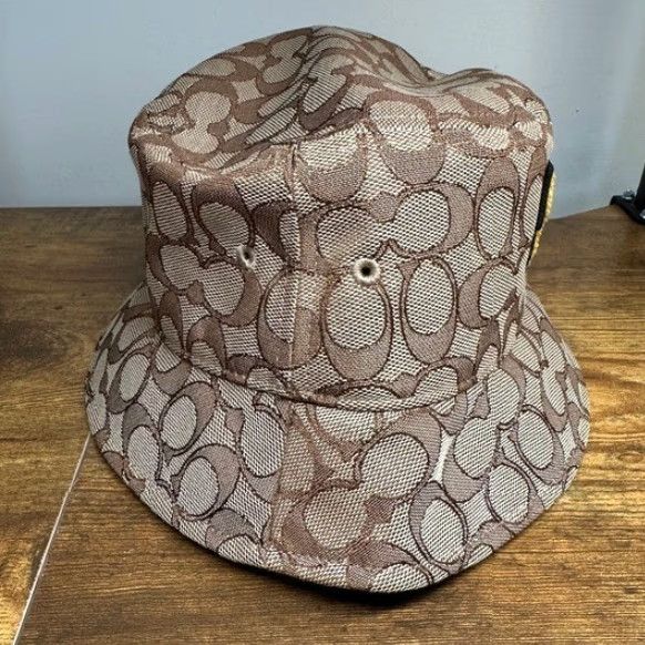 Disney‎ X Coach Evil Queen Signature Bucket Hat Khaki CC406 XS/S New Disney X Coach Evil Queen Signature Bucket Hat Womens One  main image 2