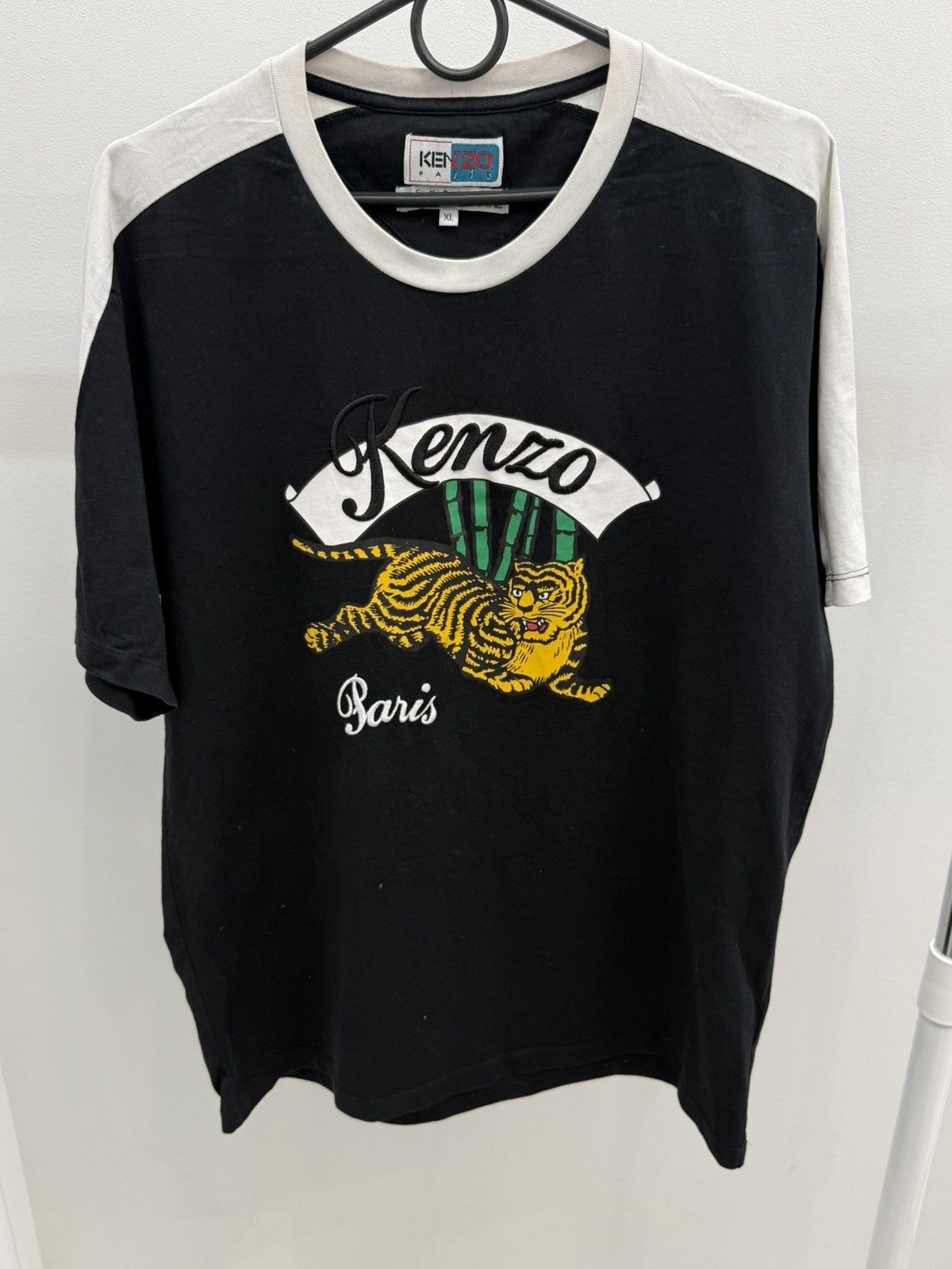 Kenzo Kenzo Paris Memento Collection 2 Embroidered Big Logo Tee Size US XL / EU 56 / 4 - 1 Thumbnail