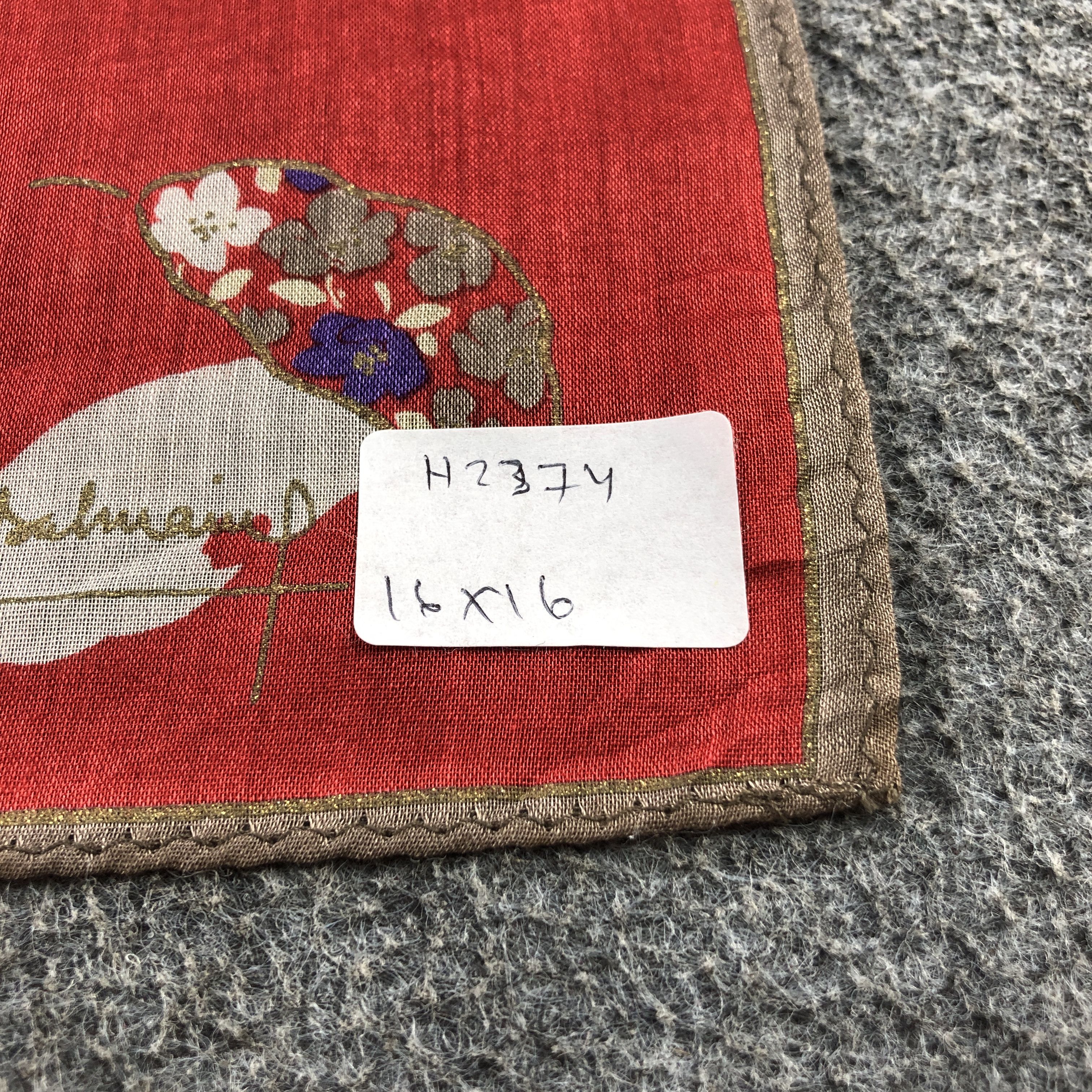 Pierre Balmain × Vintage Pierre Balmain Handkerchief Neckerchief Bandana H2374 Size ONE SIZE - 9 Thumbnail