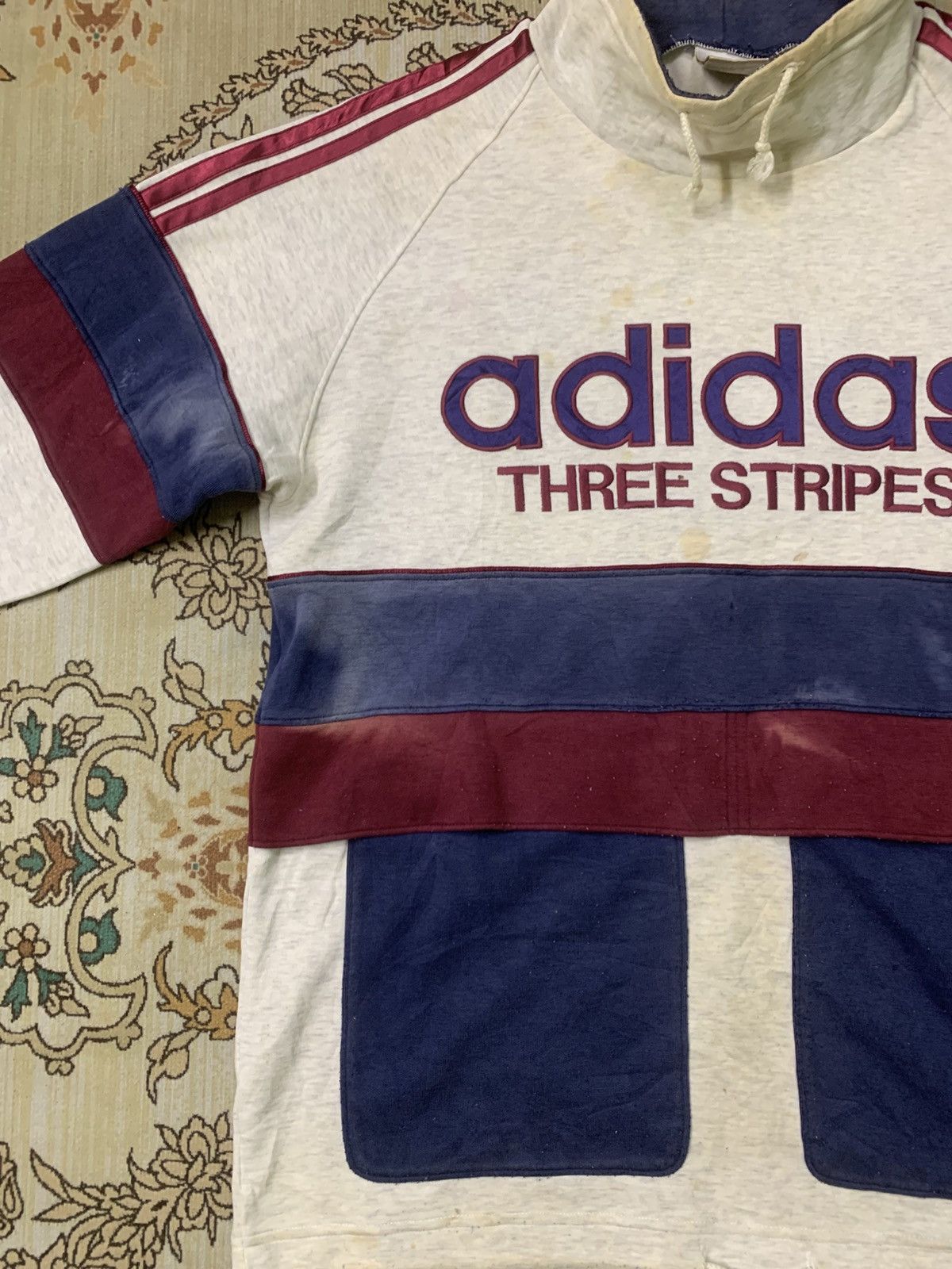 Adidas VINTAGE ADIDAS SWEATSHIRTS 90s BIG LOGO Size US M / EU 48-50 / 2 - 7 Thumbnail