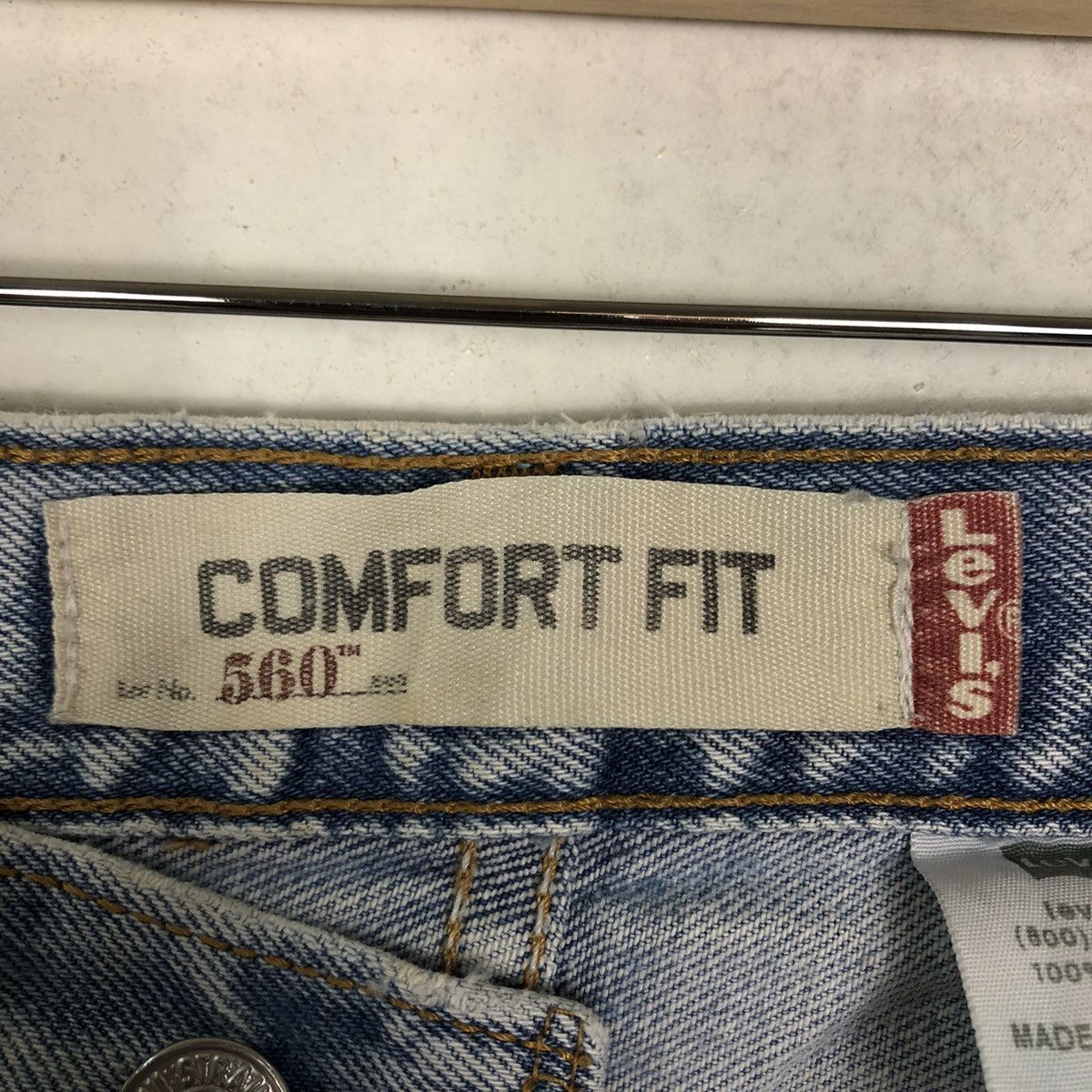 Levi's 🔥90’s True Vintage Distressed Denim Jeans Levi’s Size US 34 / EU 50 - 12 Thumbnail
