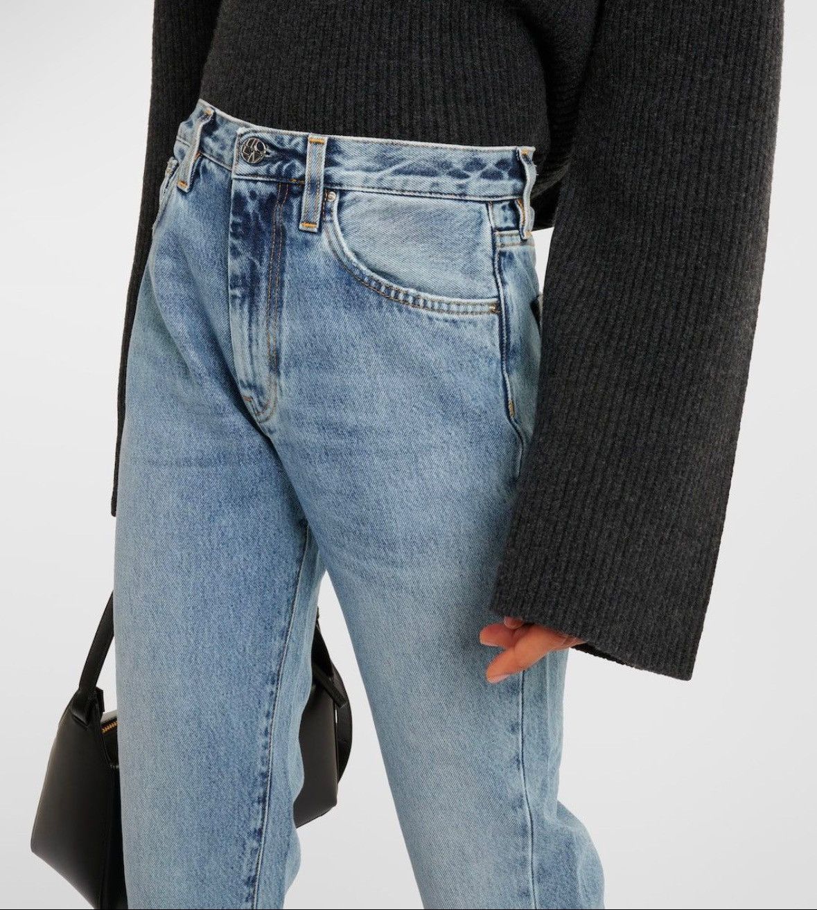 Toteme TOTEME Twisted Seam mid-rise straight jeans Size 25" / US 0 / IT 36 - 1 Thumbnail