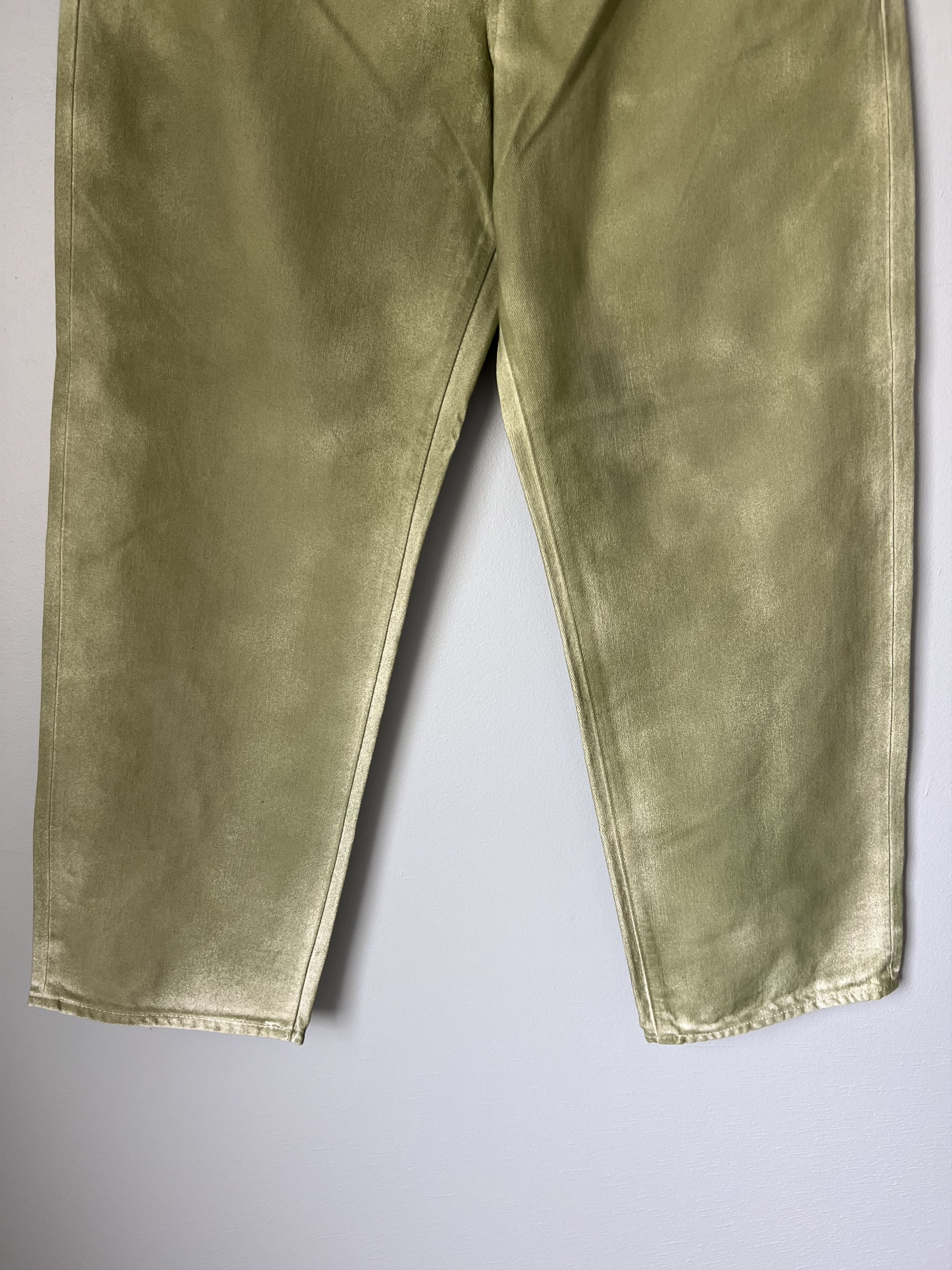 Stussy Stussy Big Ol Jeans in Olive Spray Dye Size US 32 / EU 48 - 3 Thumbnail