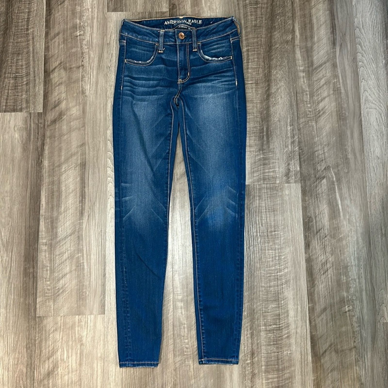 American Eagle Outfitters American Eagle Super Stretch X Jegging Jeans - 2 Size 26" / US 2 / IT 38 - 1 Thumbnail
