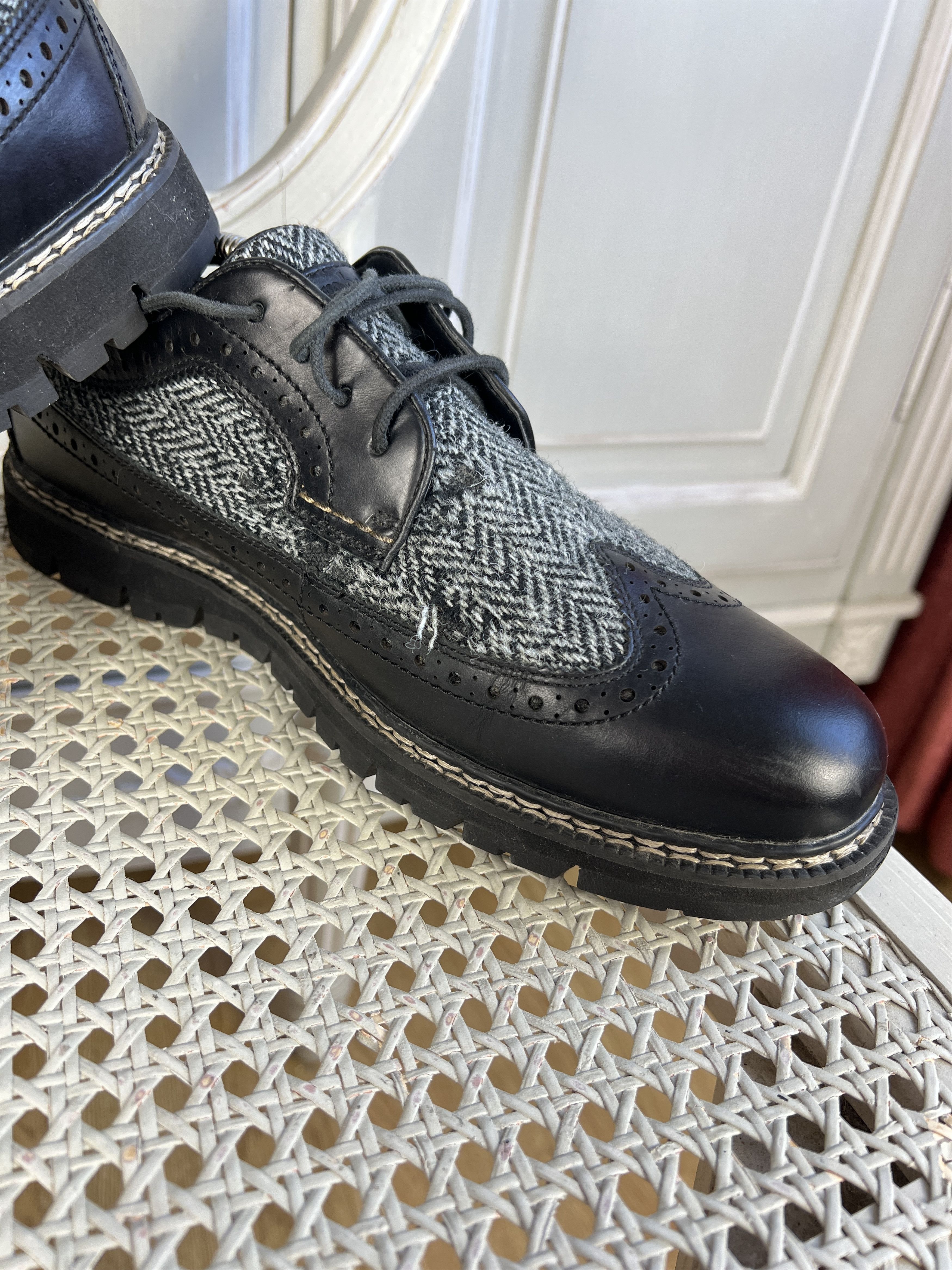 Harris Tweed × Timberland TIMBERLAND BROGUE HARRIS TWEED SHOES Size US 9 / EU 42 - 7 Thumbnail