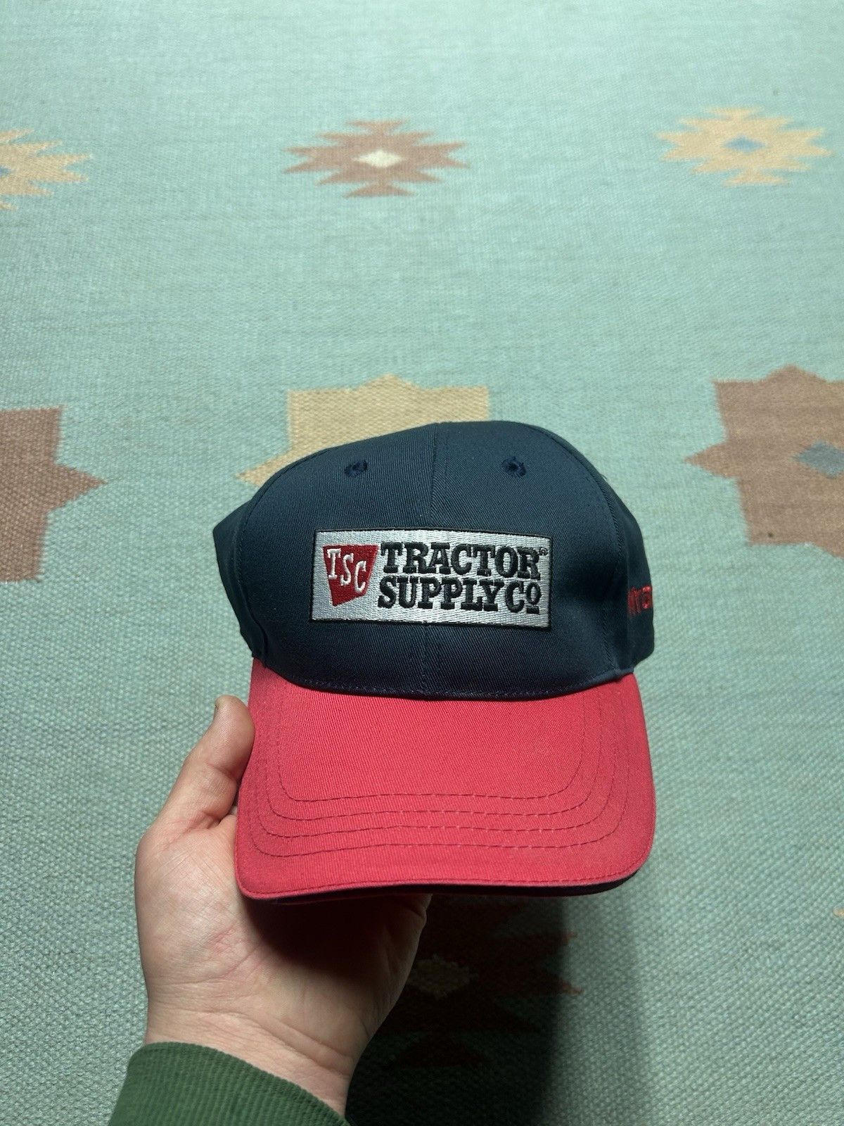 Vintage Tractor supply co strapback hat wrangler NWT DEADSTOCK farm Size ONE SIZE - 2 Thumbnail