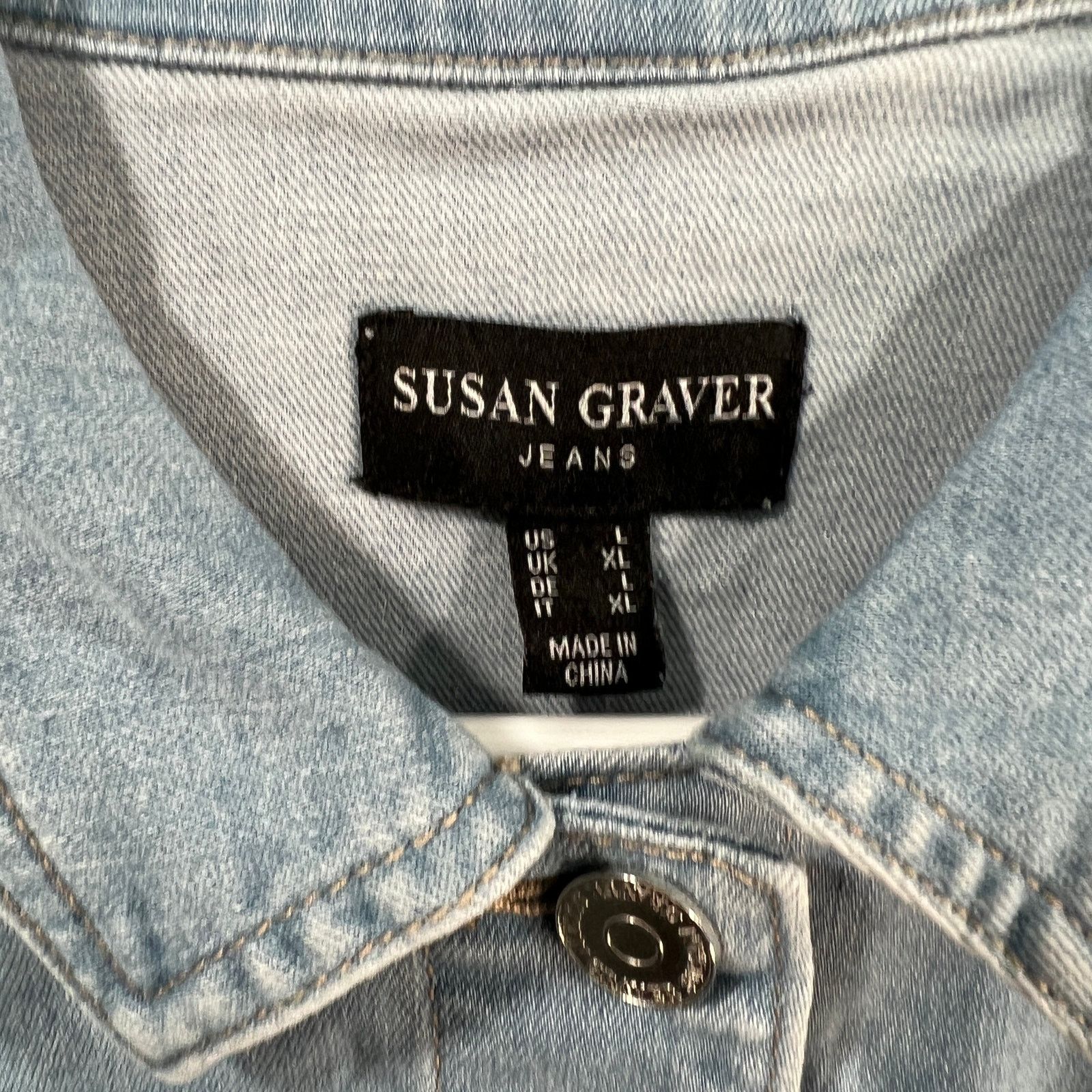 Other Susan Graver Stretch Denim Size L / US 10 / IT 46 - 3 Thumbnail