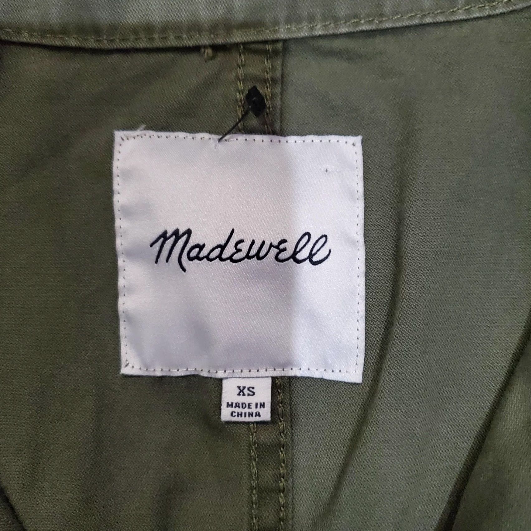 Madewell **Madewell Womens XS Green Military Jacket Full Zip Pockets** User: **Madewell Womens XS Green Full Zip Military Jacket Pockets** Size XS / US 0-2 / IT 36-38 - 5 Thumbnail