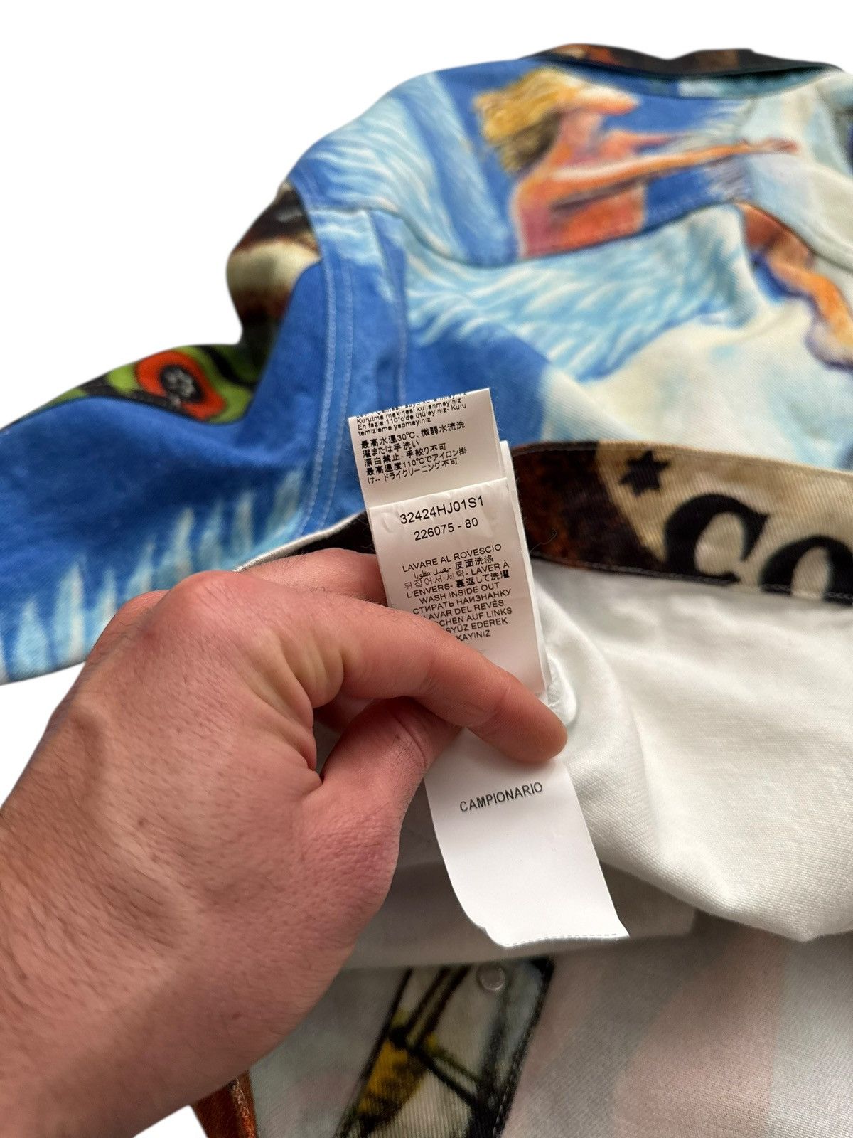 424 Sample Behold A Pale Horse Zip Arm Trucker Size US L / EU 52-54 / 3 - 15 Thumbnail