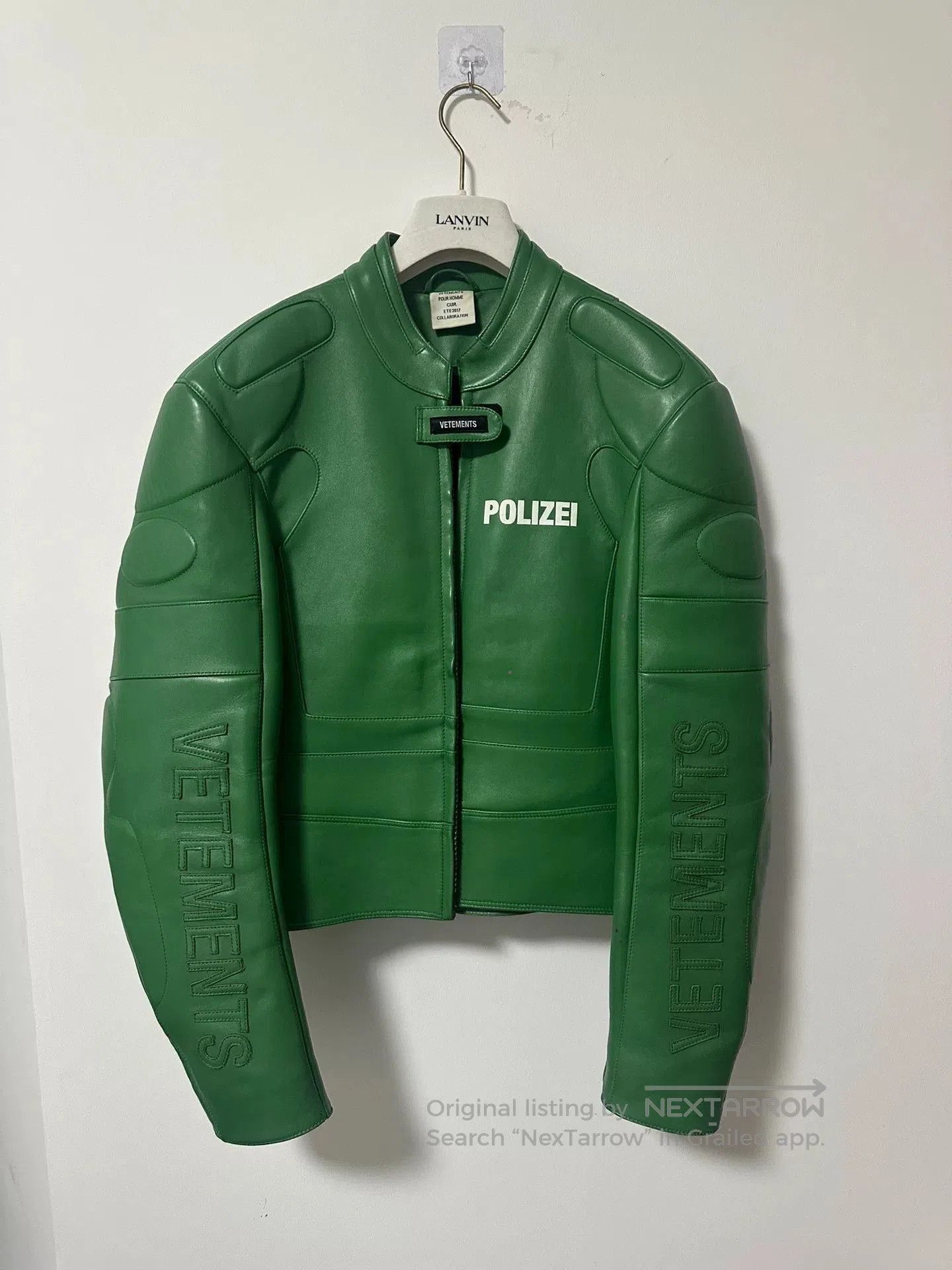 Vetements vetements police moto leather jacket size S. Size US S / EU 44-46 / 1 - 1 Thumbnail
