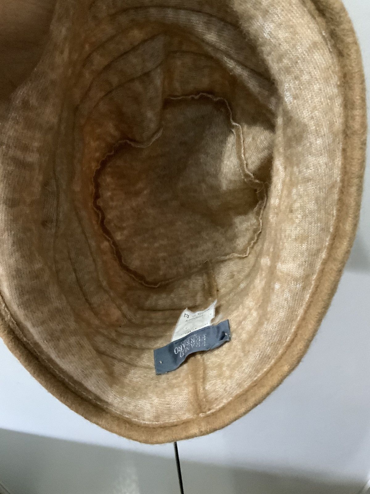 Hat Club Franco Ferraro Wool Fur Bucket Hat Size ONE SIZE - 9 Thumbnail