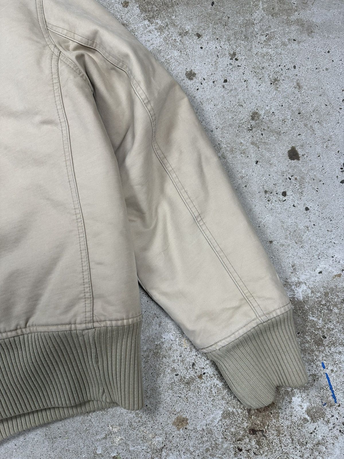 Vintage Vintage Y2K Carhartt Style Beige Workwear Detroit Jacket Size US L / EU 52-54 / 3 - 10 Thumbnail