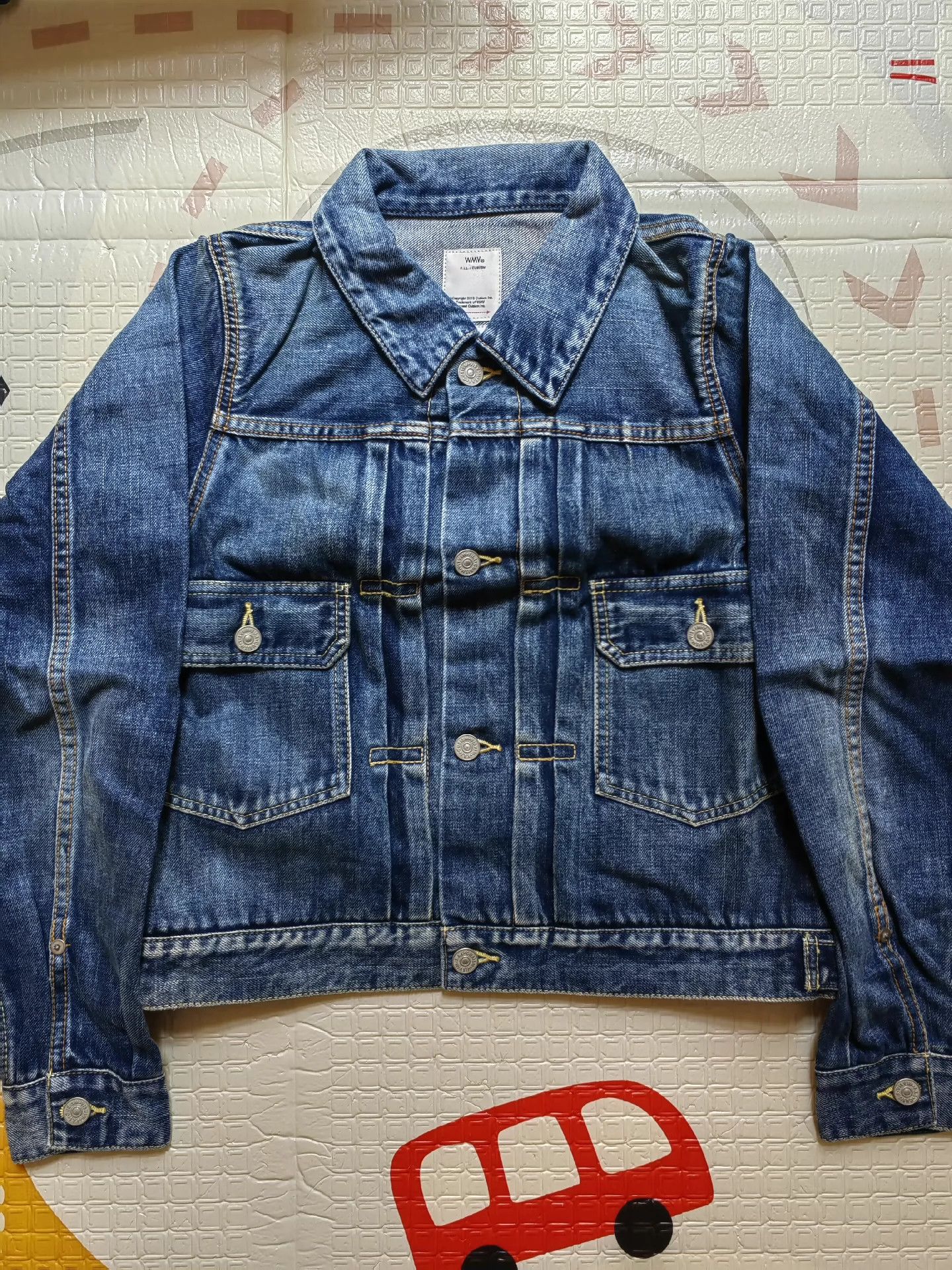 VISVIM WMV 19AW SS 101 JKT W DMGD-1001