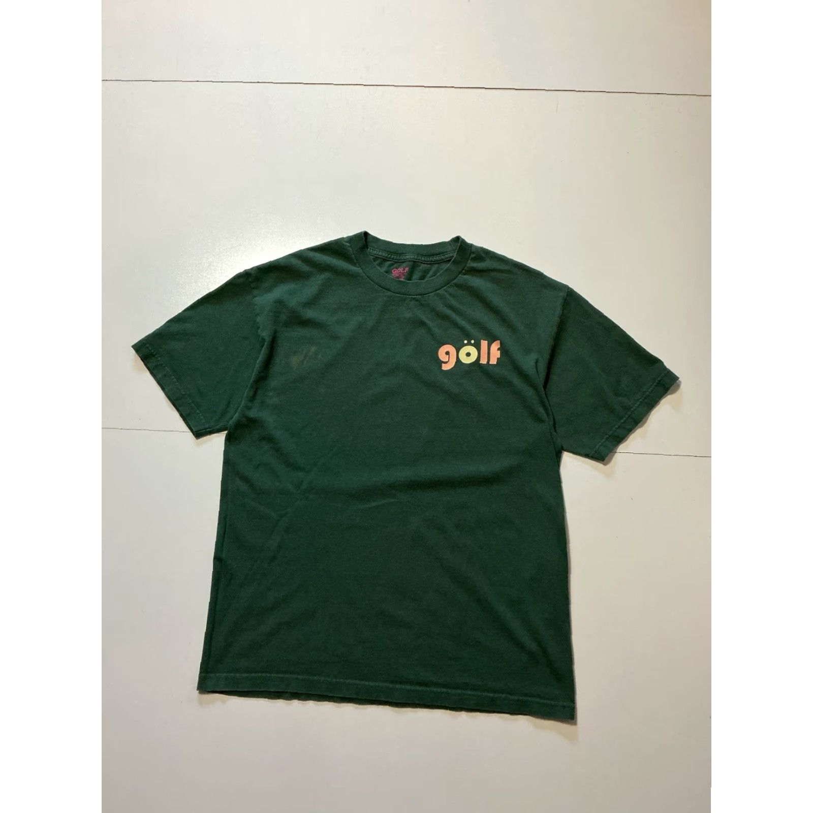 Golf Wang VINTAGE Golf Wang Tyler The Creator Green Logo S/S Crewneck T-Shirt Sz L Mens Size US L / EU 52-54 / 3 - 2 Thumbnail