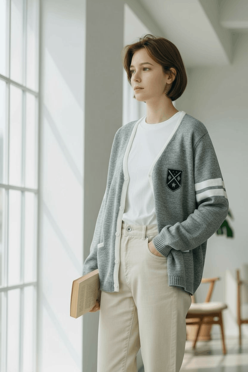 Semanticdesign Shiny Blouse Classic Fashion Outerwear