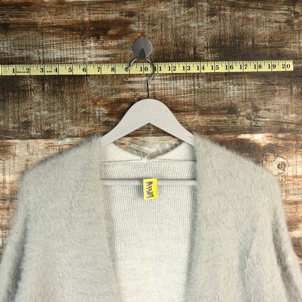 Homespun Knitwear × Japanese Brand Rope Picnic Grey Cardigan Knitwear #A1319 Size L / US 10 / IT 46 - 4 Thumbnail