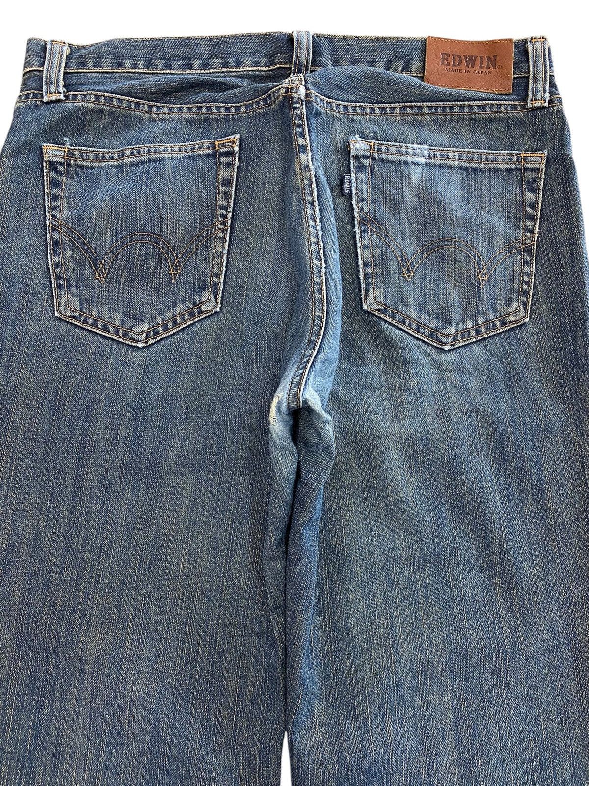Edwin Edwin Blue Wash Style Loose Jeans Size US 34 / EU 50 - 4 Thumbnail