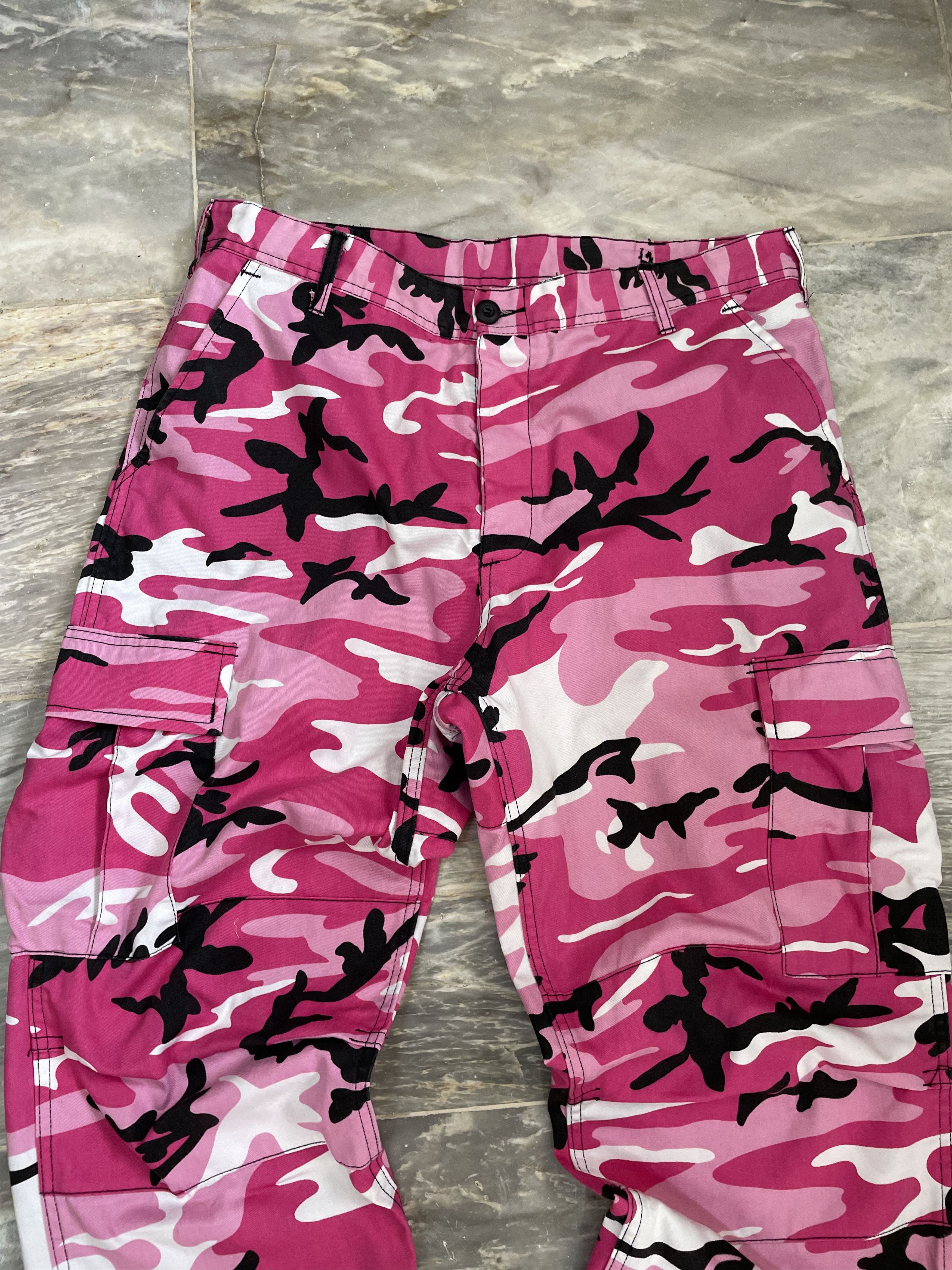 Rothco Rothco Pink Camo Cargo Pants Size US 34 / EU 50 - 2 Thumbnail