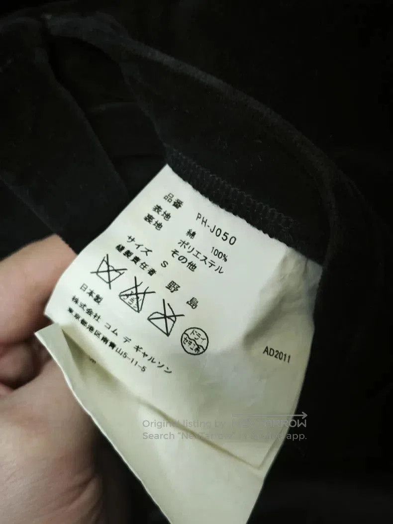 Comme des Garcons Comme des Garcons 11AW Black Velvet Coat. Size US S / EU 44-46 / 1 - 6 Thumbnail