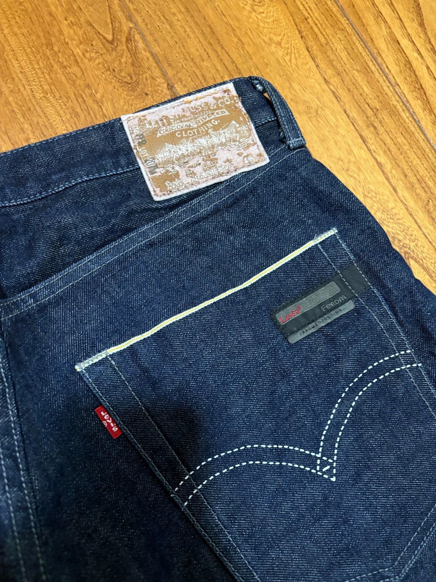 Levi's Levis Fenom White Line Raw Unwashed 207 Jeans W32 Size US 32 / EU 48 - 5 Thumbnail