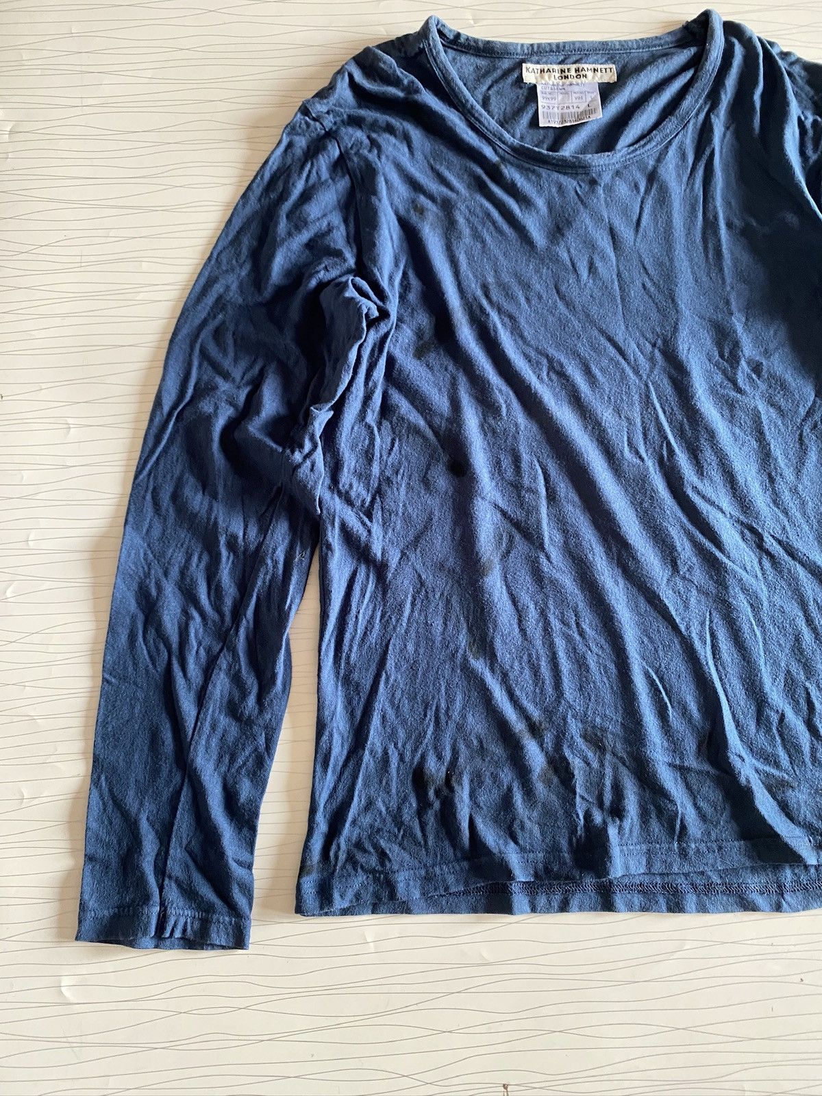 Katharine Hamnett London Vintage Katharine Hamnett London Blank LS Tee Size US L / EU 52-54 / 3 - 3 Thumbnail
