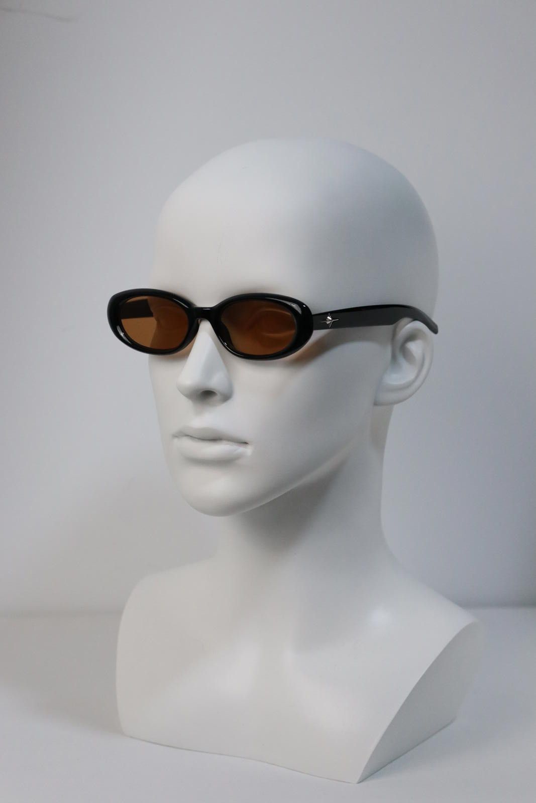 Japanese Brand Y2k Avant Garde Cat Eye Round Black Sunglasses Unisex OS Size ONE SIZE - 1 Thumbnail
