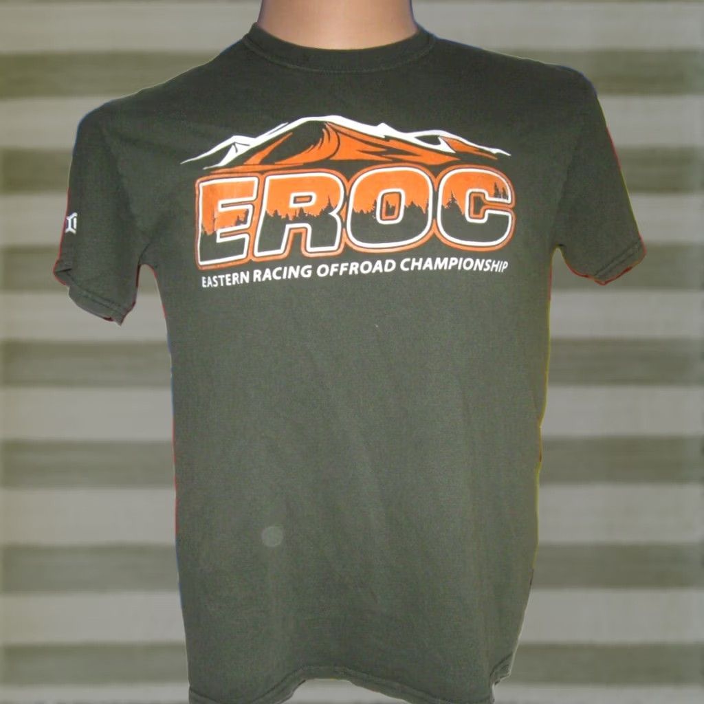 Gildan EROC Eastern Racing Off Road Championship Motorcycle t shirt Men's Medium (slim) Size US M / EU 48-50 / 2 - 1 Thumbnail