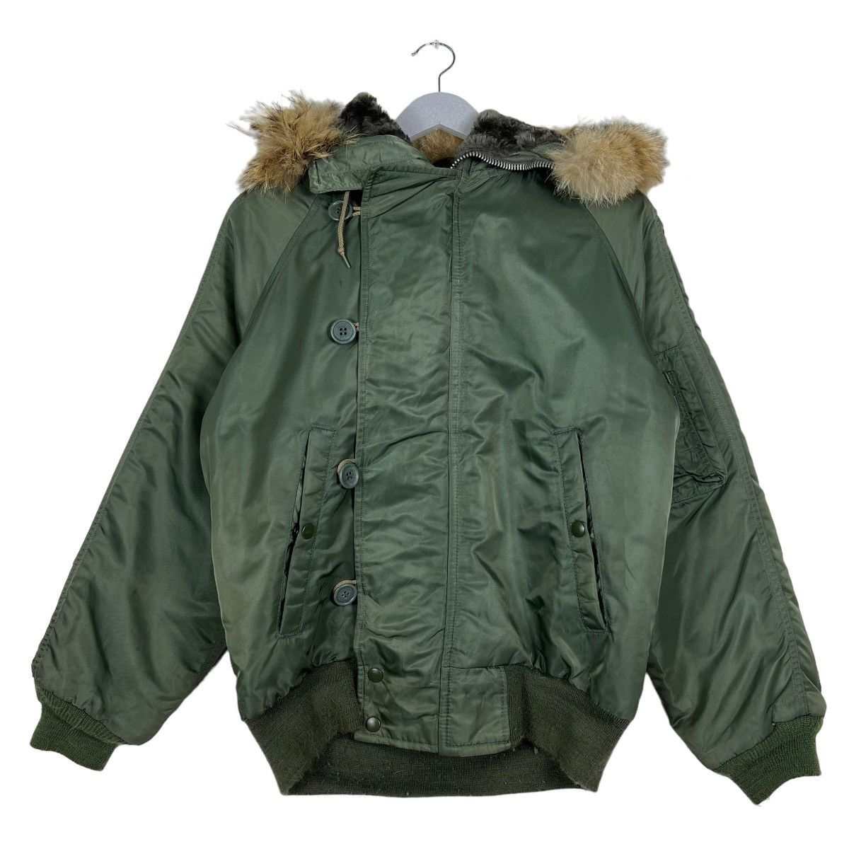 I. Spiewak And Sons 🔥 VINTAGE I SPIEWAK AND SONS N-2B ATTACHED HOOD BOMBER Size US S / EU 44-46 / 1 - 2 Thumbnail