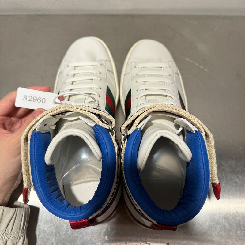 Gucci Gucci Ace Striped Fashion Sneakers for Men - Size US 8.5 / EU 41-42 - 9 Thumbnail