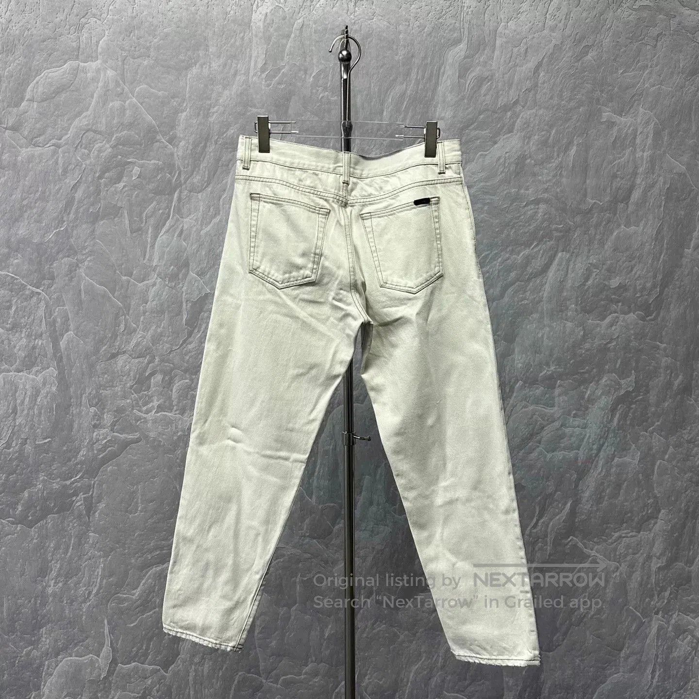 Saint Laurent Paris saint laurent white washed denim pants 32. Size US 32 / EU 48 - 2 Thumbnail