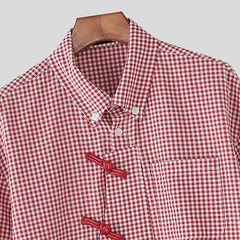 Other Plaid Designer Japanese Loose Shirt Size US XL / EU 56 / 4 - 4 Thumbnail