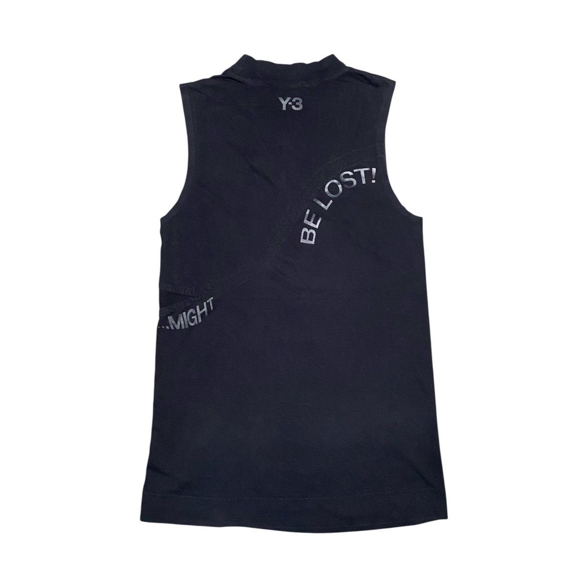 Y-3 Adidas Y-3 by Yohji Yamamoto Jersey T Shirt Tank Top Black Size S / US 4 / IT 40 - 2 Thumbnail