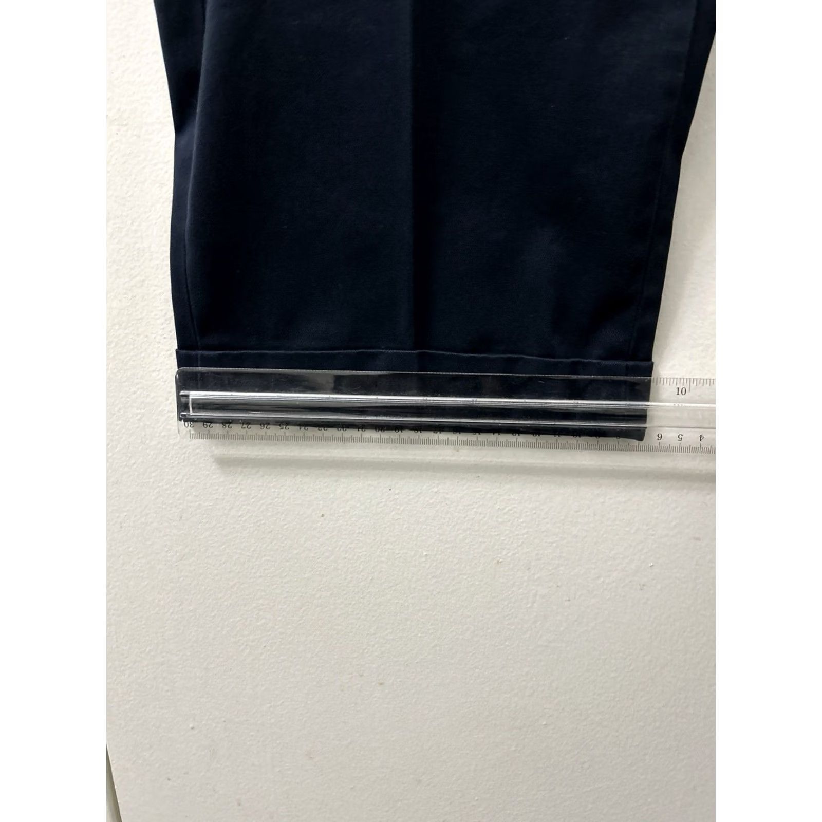 Brooks Brothers Brooks Brothers 346 Advantage Chino Elliot Pants Mens 40x30 Navy Pleated Cuffed Size US 40 / EU 56 - 6 Thumbnail