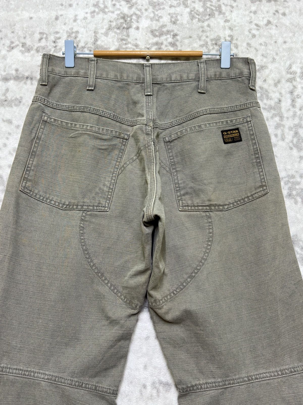 G-Star G-Star Raw 3D Paneled Denim Pants Workwear Engineer Style Size US 30 / EU 46 - 9 Thumbnail