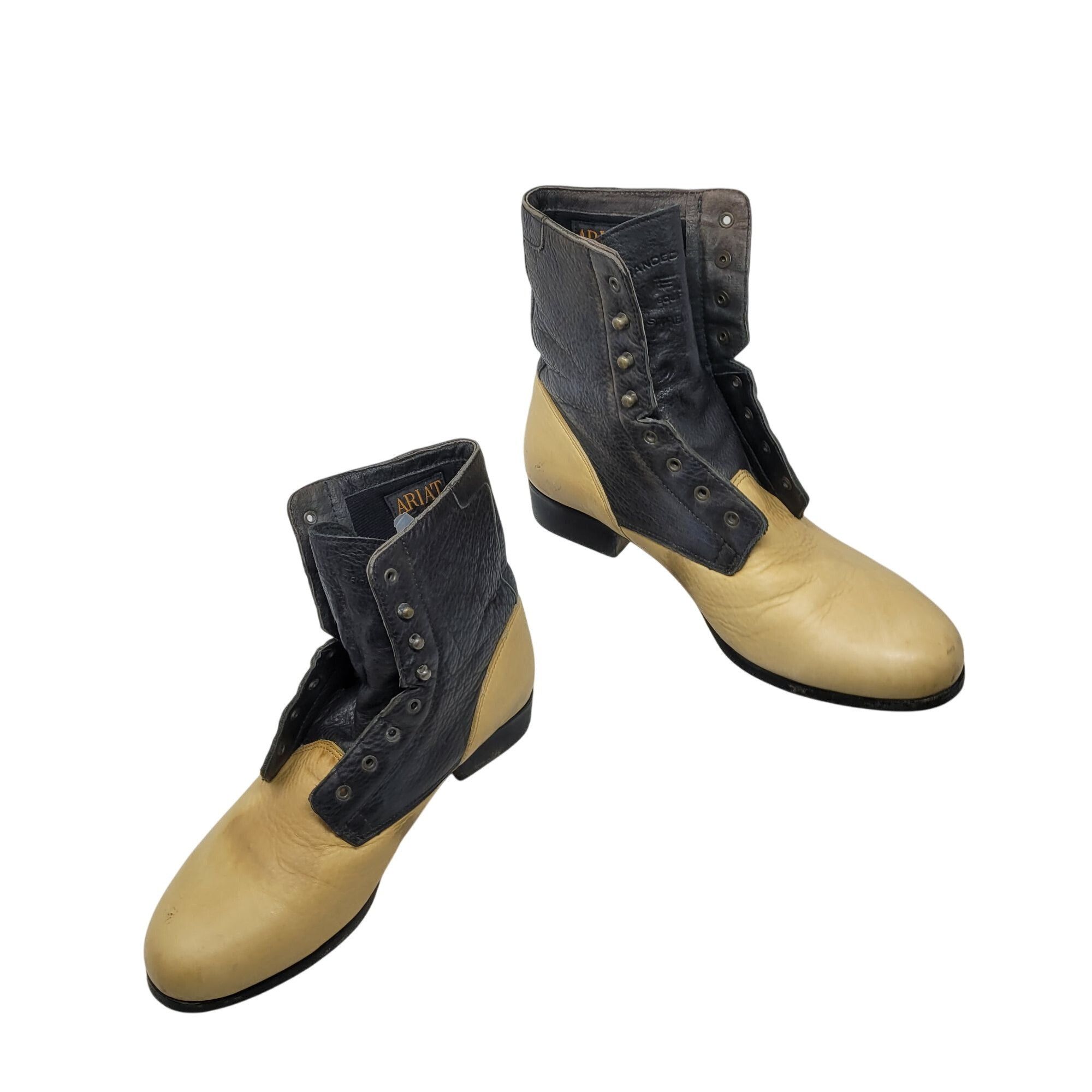Ariat Ariat Womens Western Leather Ankle Boots 11 Color Blocked B Size US 11 / IT 41 - 8 Thumbnail