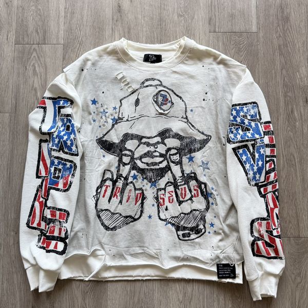 Trade War L/S Tee, White