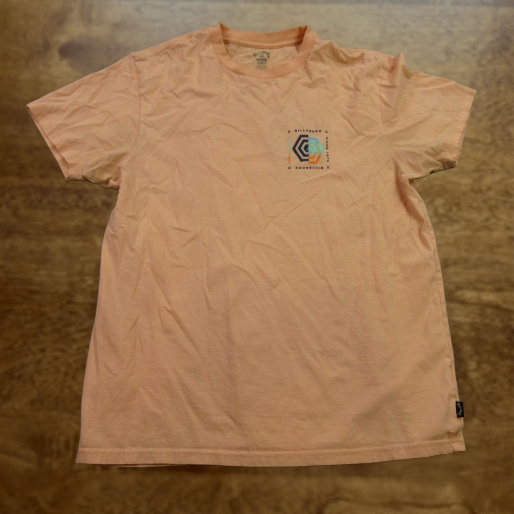 Billabong Billabong Shirt Mens Medium Short Sleeve Crew Neck Lightweight Orange Shirt Size US M / EU 48-50 / 2 - 1 Thumbnail