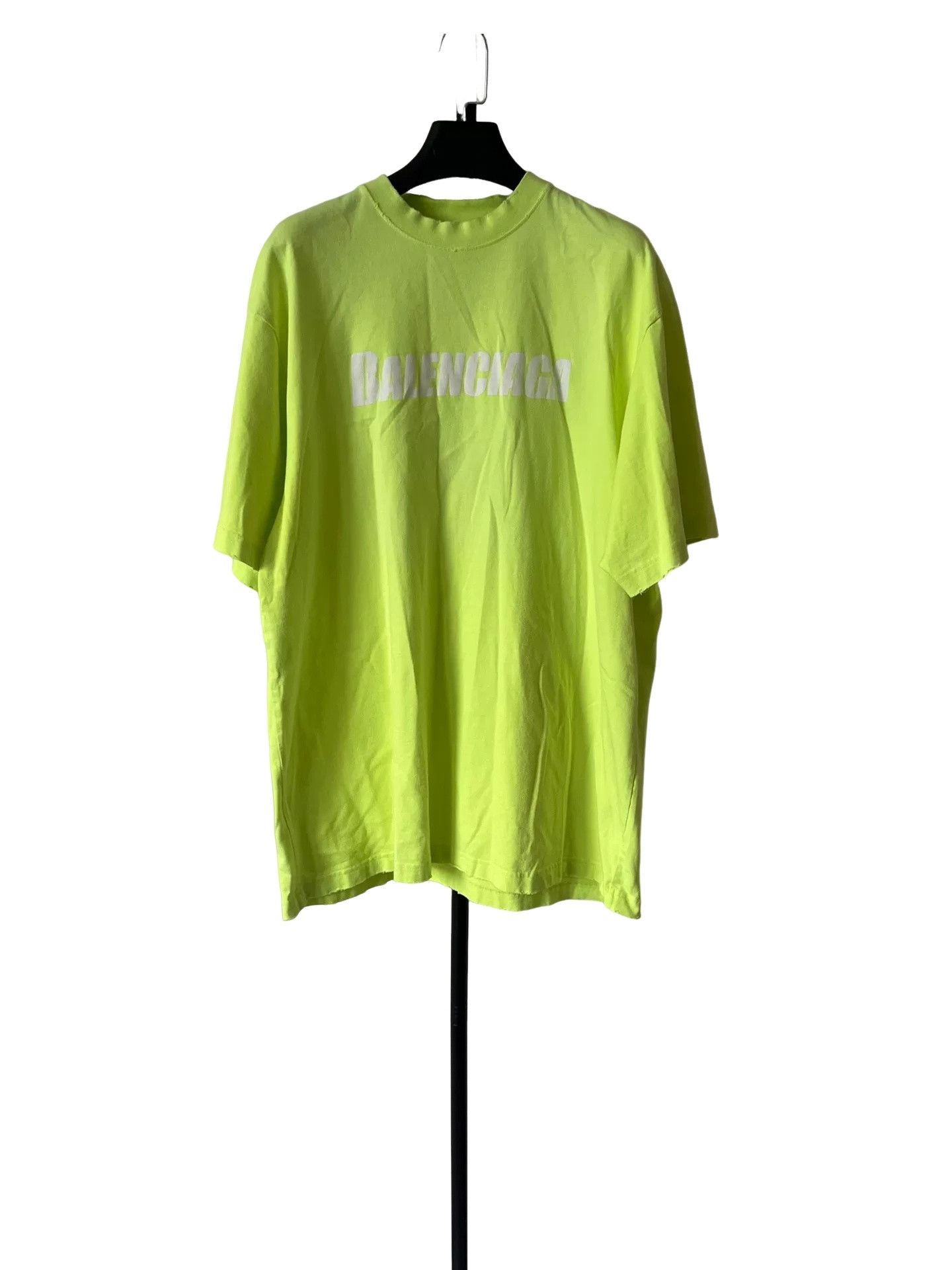 Balenciaga Balenciaga Distressed Logo T-Shirt XXS Size US XXS / EU 40 - 1 Thumbnail