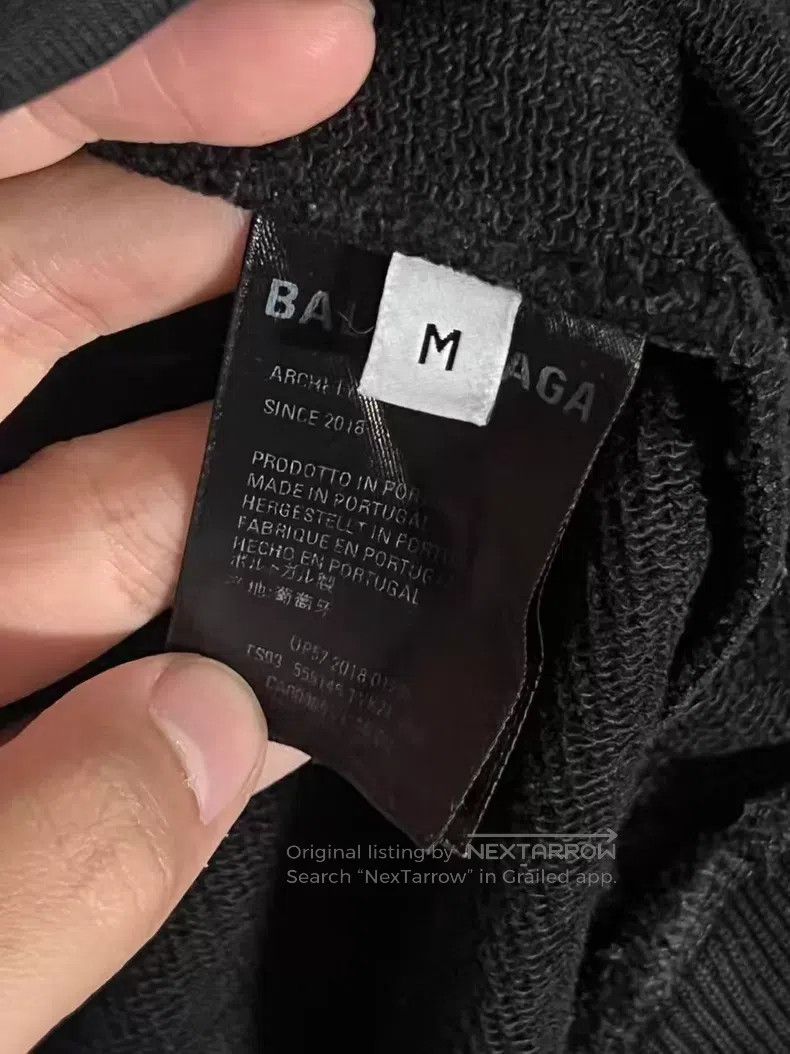 Balenciaga Balenciaga Black Logo Small Logo Hoodie Size US M / EU 48-50 / 2 - 6 Thumbnail