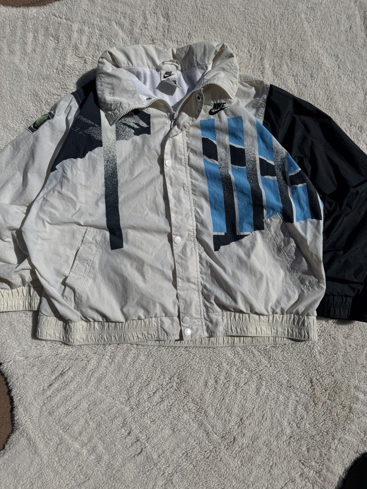 Nike Nike Agassi Challenge Court Vintage 90s Spellout Jacket Size US L / EU 52-54 / 3 - 1 Thumbnail
