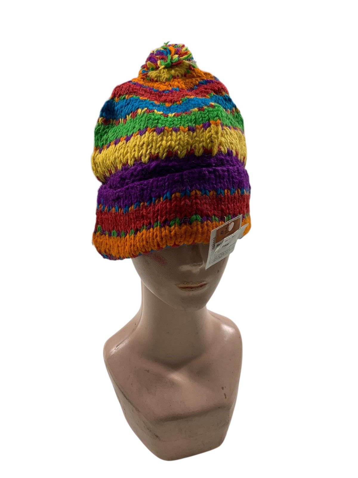 Japanese Brand Crochet knitted beanie hats rare Size ONE SIZE - 1 Thumbnail